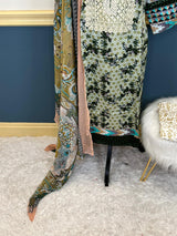 Indian Cotton Stitched Embroidery Suit Ready To Ship