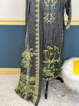 Indian Cotton Stitched Embroidery Suit Ready To Ship