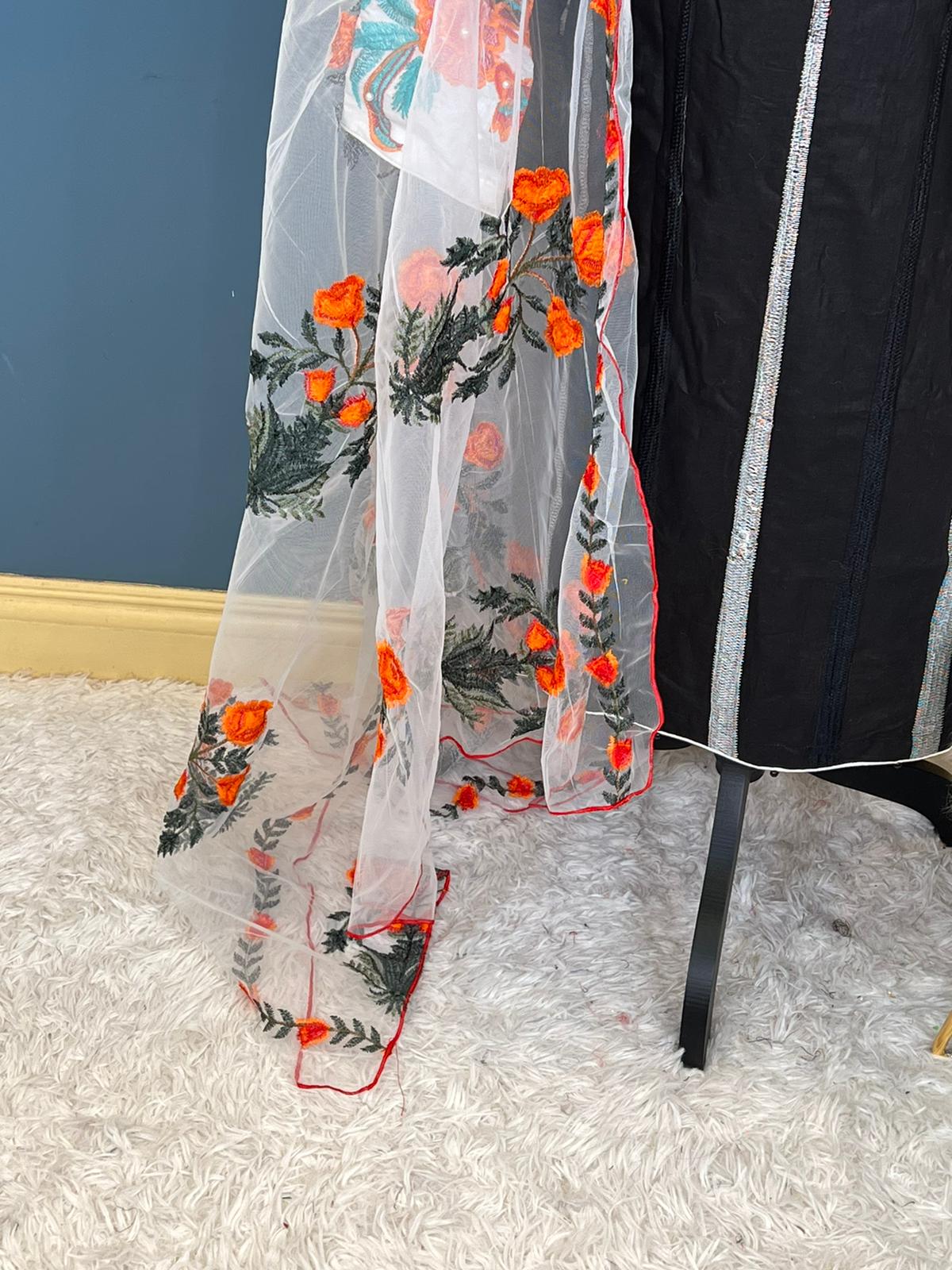 Indian Cotton Stitched Embroidery Suit Ready To Ship