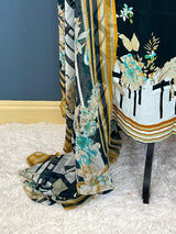 Indian Cotton Stitched Embroidery Suit Ready To Ship