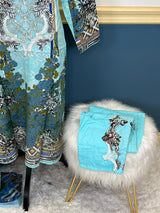 Indian Cotton Stitched Embroidery Suit Ready To Ship