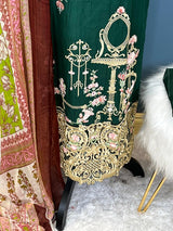 Indian Cotton Stitched Embroidery Suit Ready To Ship