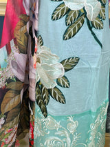 Indian Cotton Stitched Embroidery Suit Ready To Ship