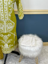 Indian Cotton Stitched Embroidery Suit Ready To Ship