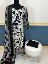 Indian Cotton Stitched Embroidery Suit Ready To Ship