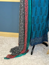 Indian Cotton Stitched Embroidery Suit Ready To Ship