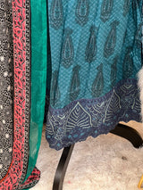 Indian Cotton Stitched Embroidery Suit Ready To Ship