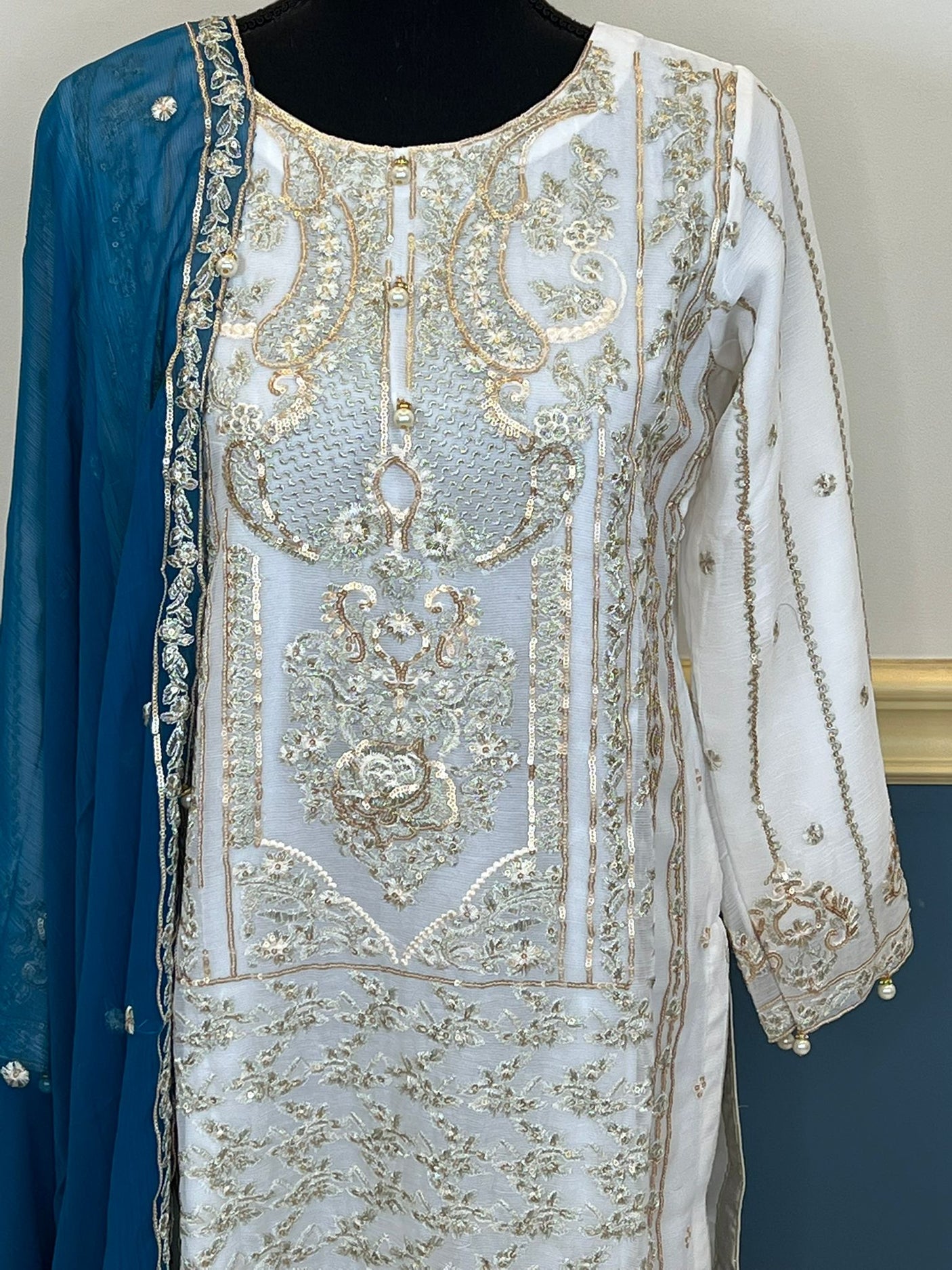 Pakistani Embroidered Party wear  Ready To Ship