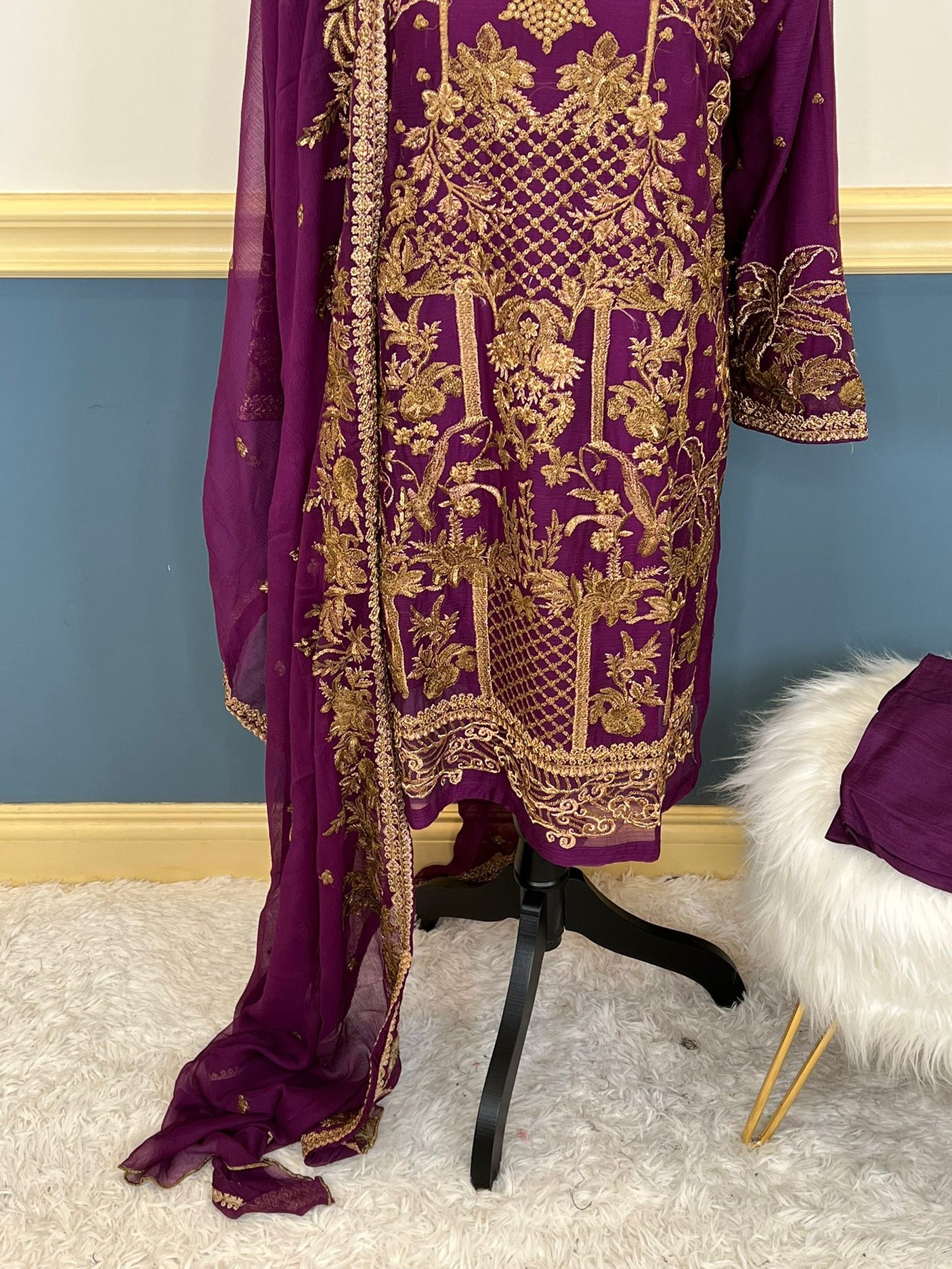 Pakistani Embroidered Party wear  Ready To Ship