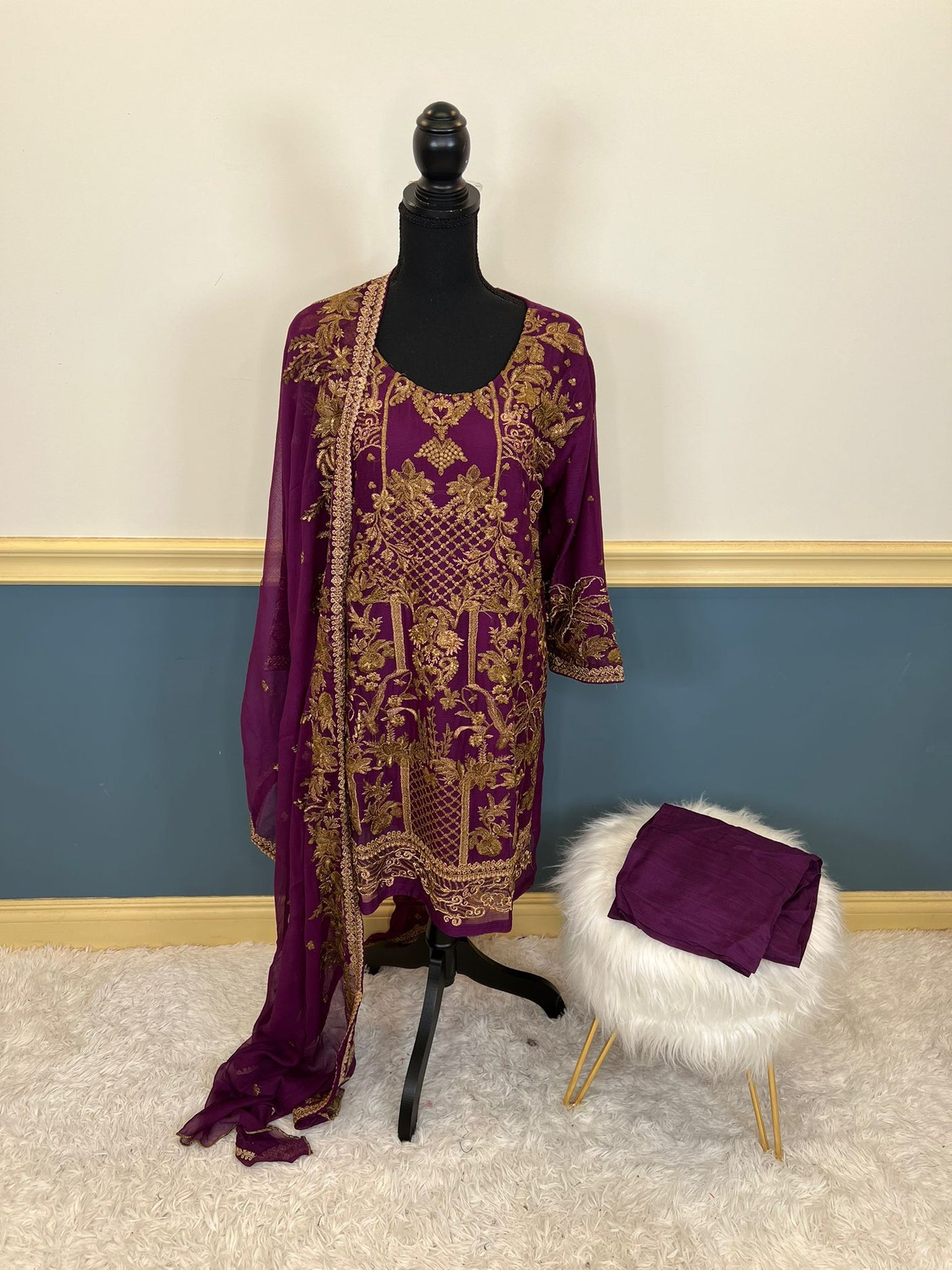 Pakistani Embroidered Party wear  Ready To Ship