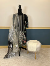 Indian Cotton Stitched Embroidery Suit Ready To Ship