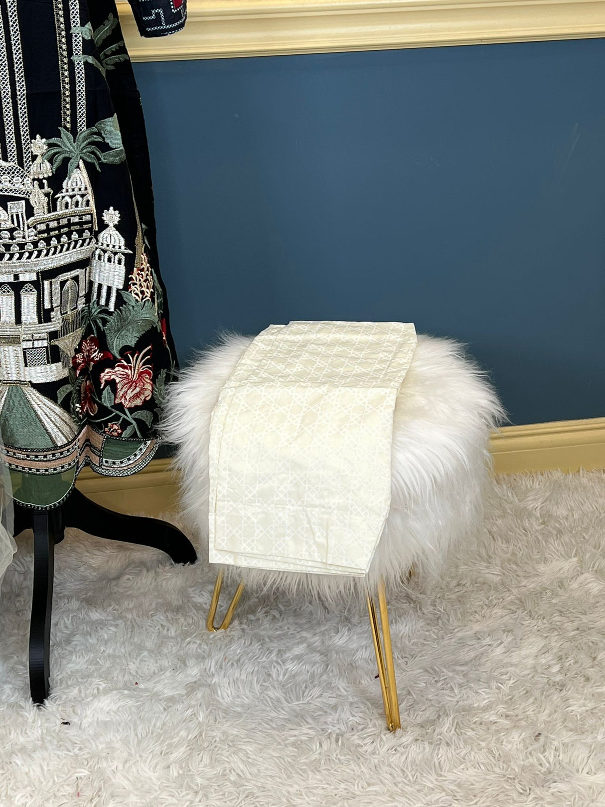 Indian Cotton Stitched Embroidery Suit Ready To Ship