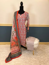 Pakistani Stitched Embroidered luxury lawn Dresses Ready To Ship