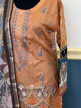 Pakistani Stitched Embroidered luxury lawn Dresses Ready To Ship