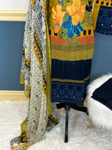 Pakistani Stitched Embroidery Lawn Suit Ready To Ship