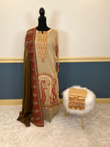 Pakistani Stitched Embroidery luxury  lawn Dresses Ready To Ship