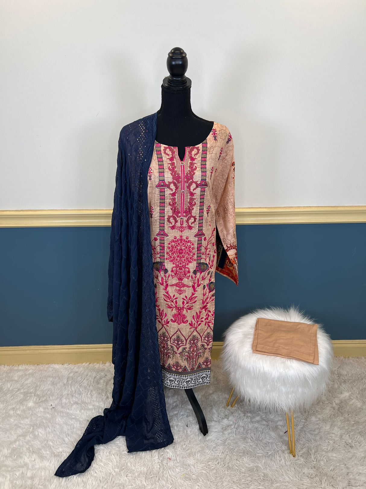 luxury Embroidered lawn Ready To Ship