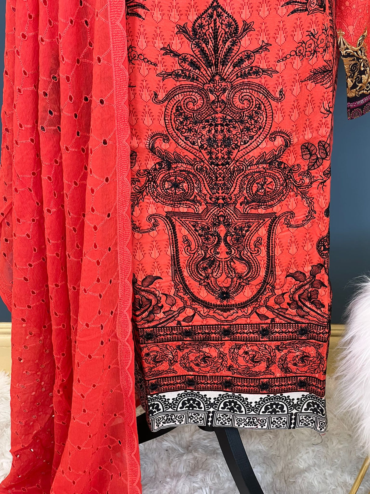 luxury Embroidered lawn Ready To Ship