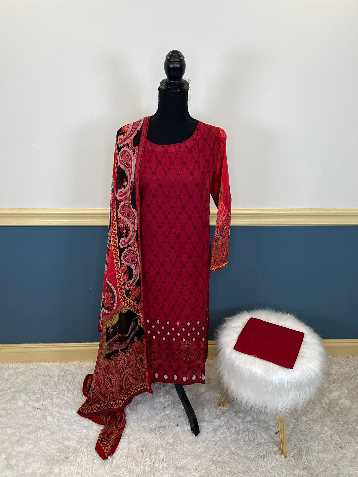 Luxury Embroidered lawn Ready To Ship