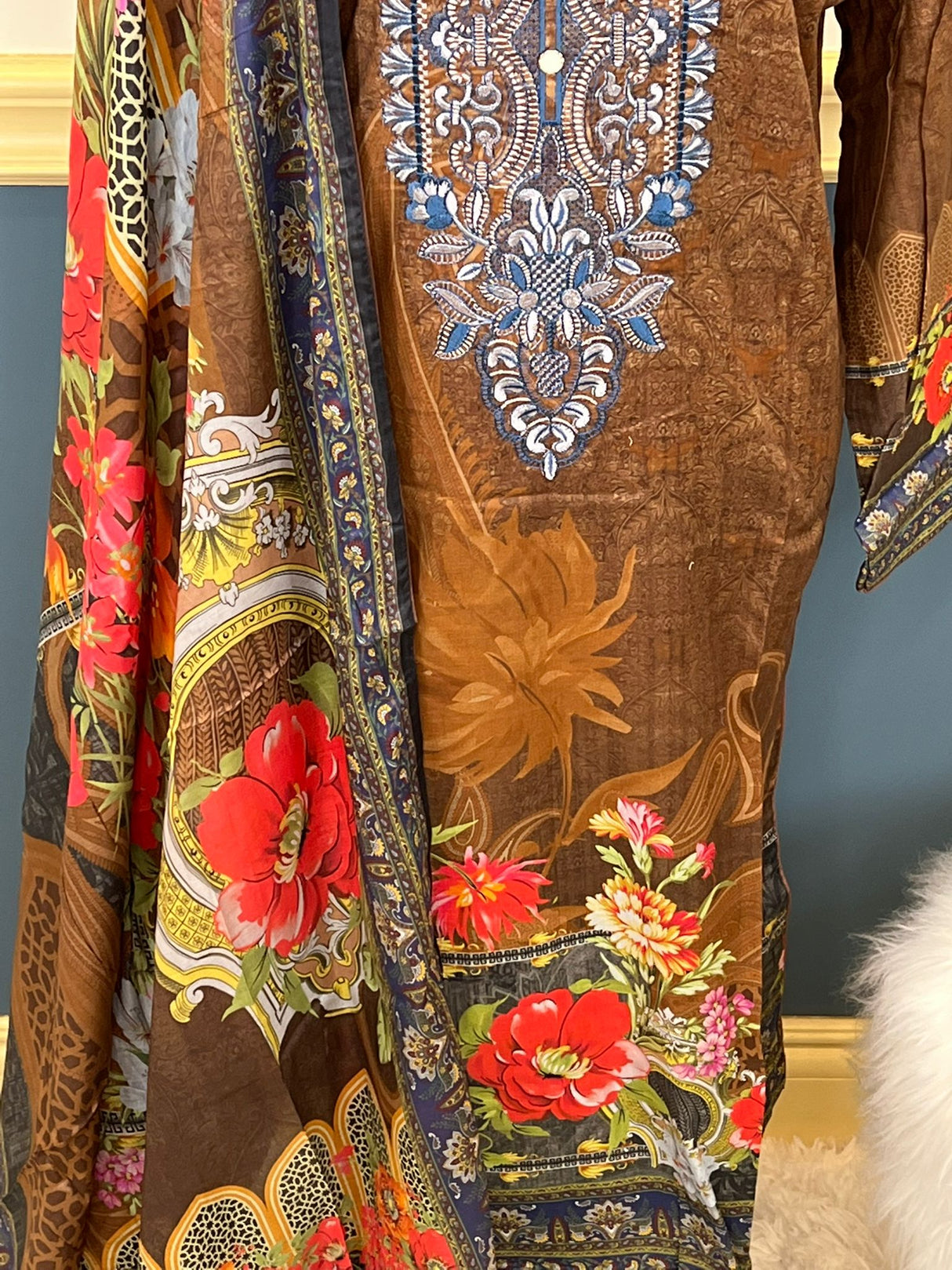 Luxury Embroidered lawn Ready To Ship