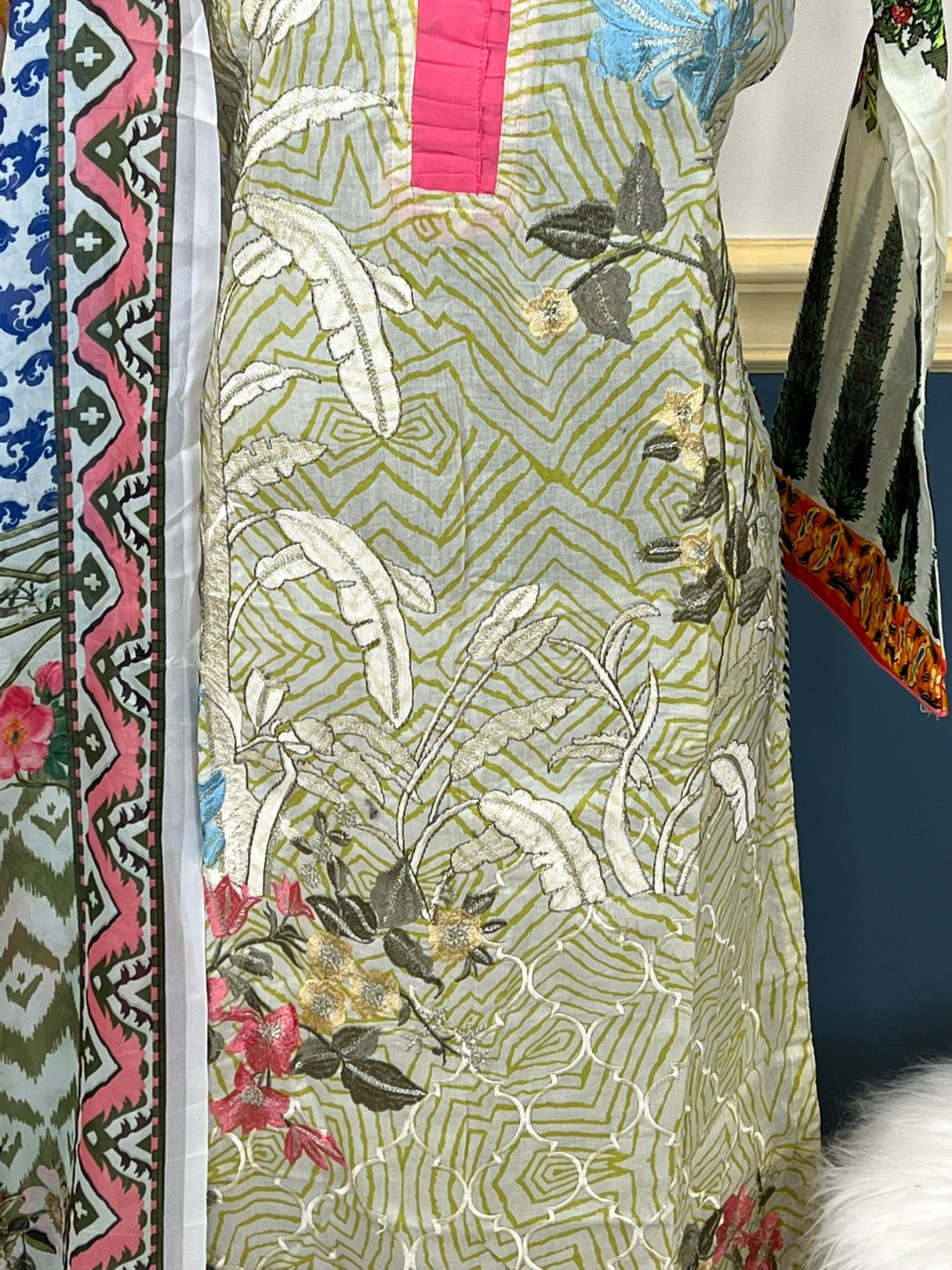 Luxury Embroidered lawn Ready To Ship