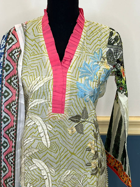 Luxury Embroidered lawn Ready To Ship