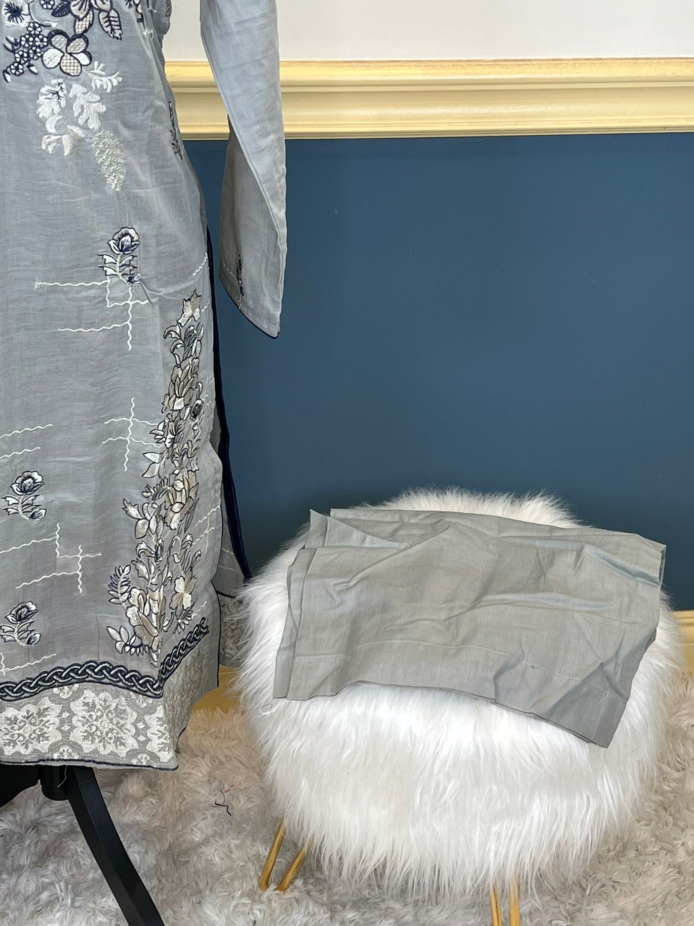 Pakistani Stitched Embroidery luxury  lawn Dresses Ready To Ship