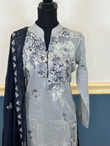 Pakistani Stitched Embroidery luxury  lawn Dresses Ready To Ship