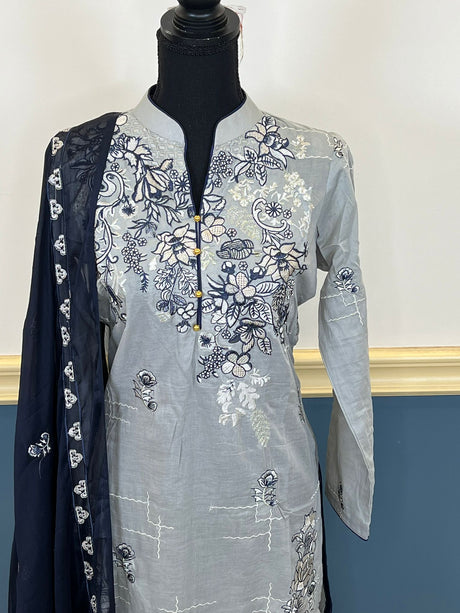 Pakistani Stitched Embroidery luxury  lawn Dresses Ready To Ship