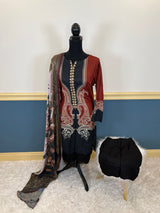 Luxury Embroidered lawn Ready To Ship