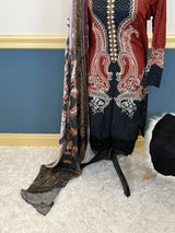 Luxury Embroidered lawn Ready To Ship