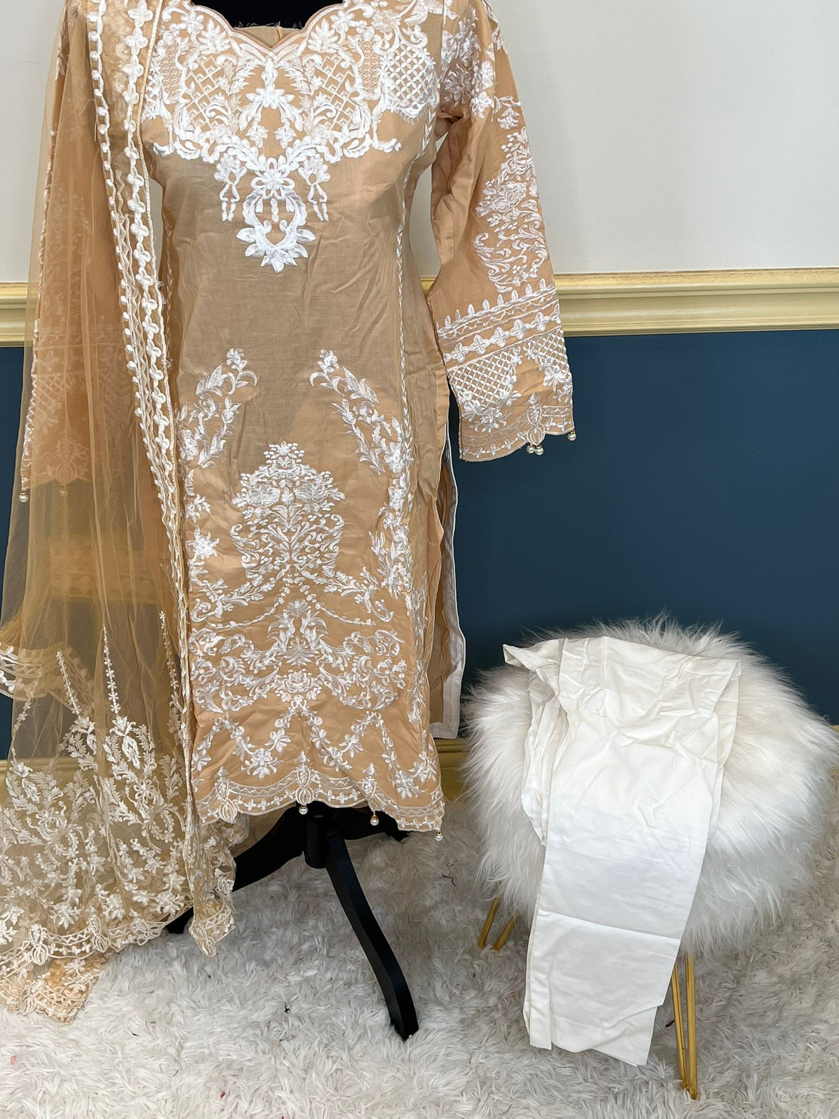 Luxury Embroidered lawn Ready To Ship