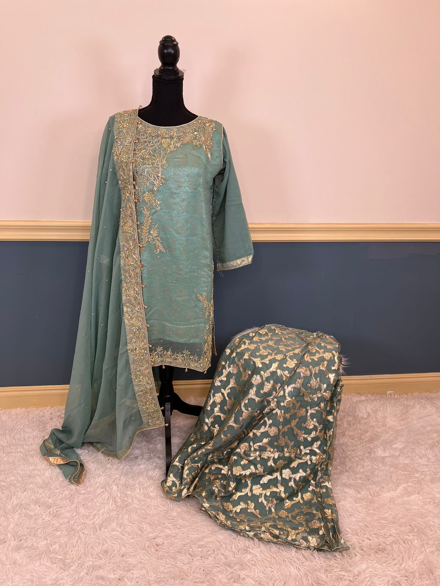 Pakistani Stiched Designer Party Wear -100% Original Guaranteed