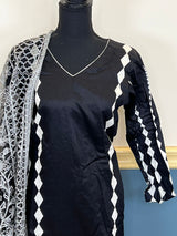 Indian Cotton Stitched Embroidery Suit Ready To Ship