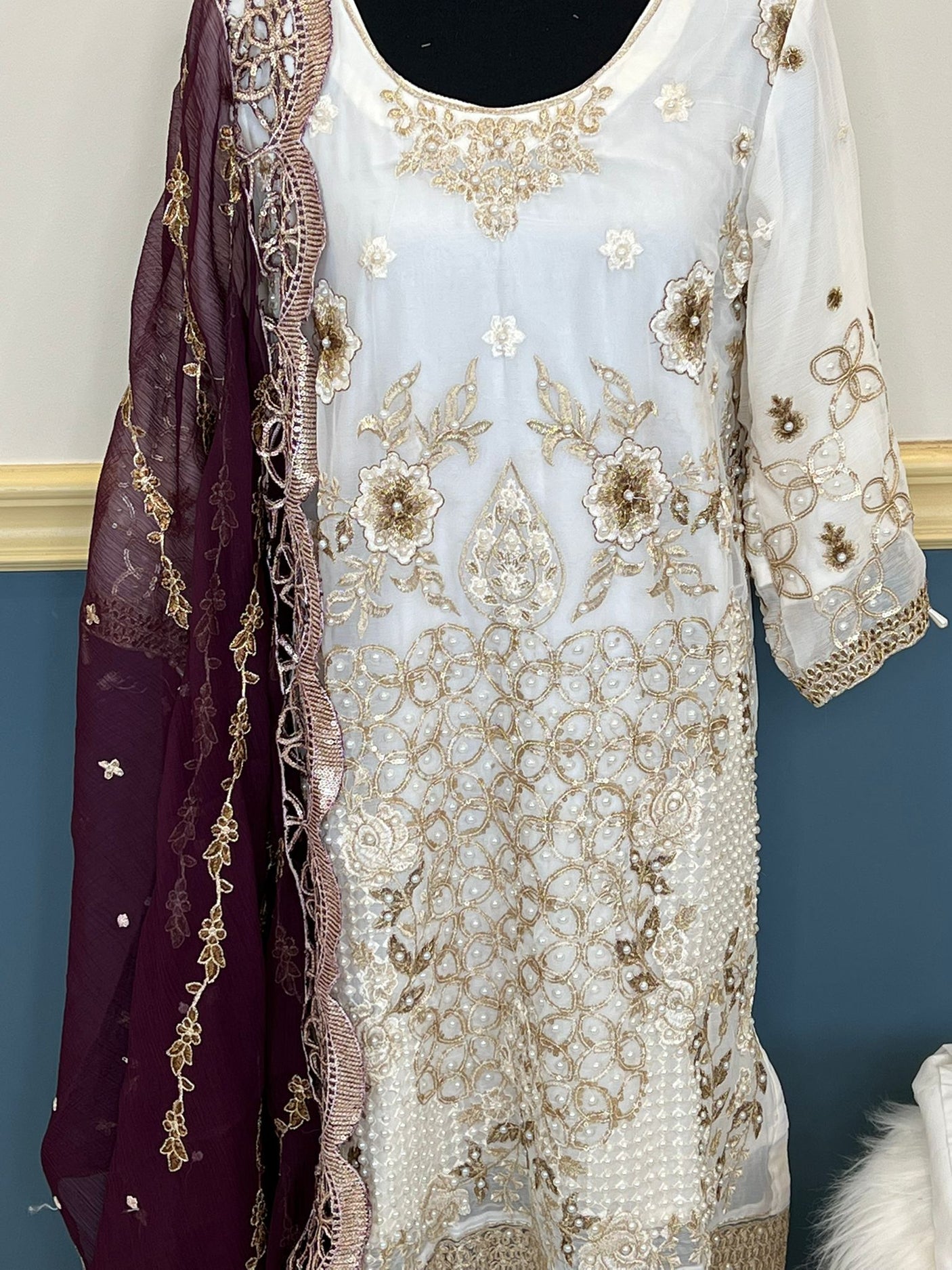 Pakistani Embroidered Party wear  Ready To Ship