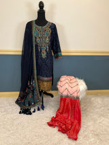 Pakistani Embroidered Party wear  Ready To Ship