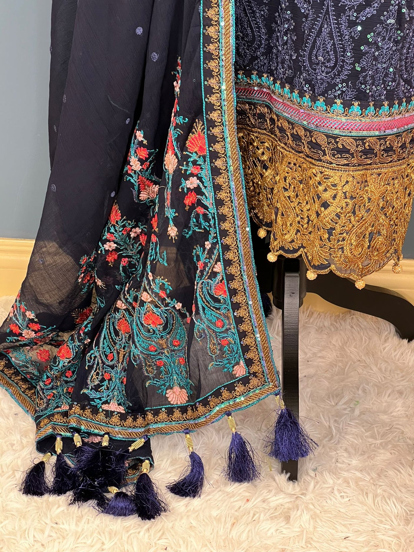 Pakistani Embroidered Party wear  Ready To Ship