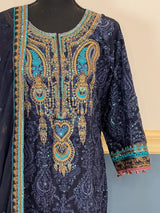 Pakistani Embroidered Party wear  Ready To Ship