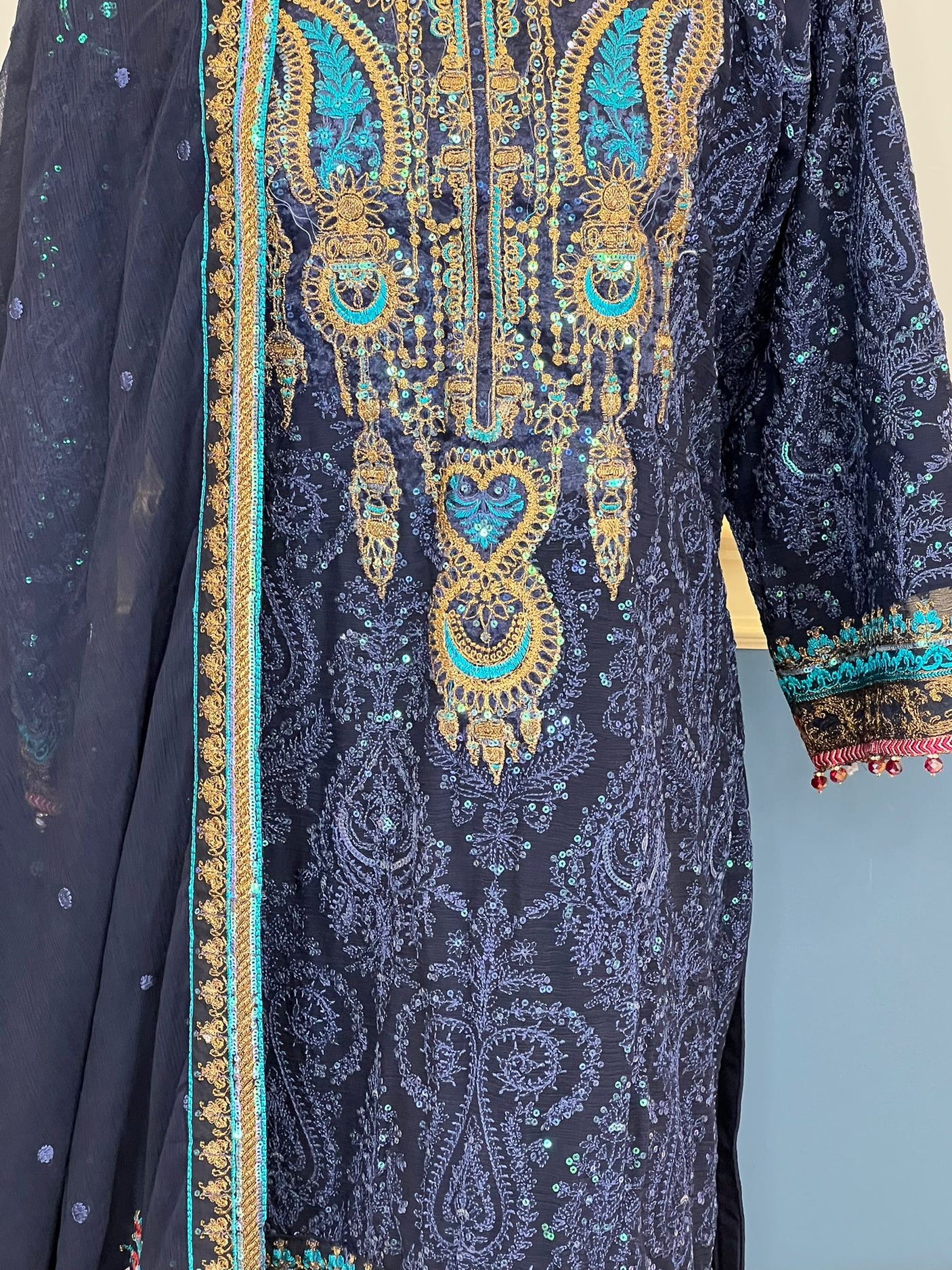 Pakistani Embroidered Party wear  Ready To Ship