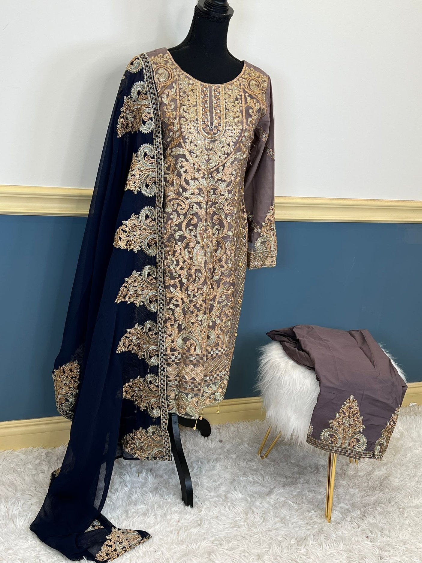 Pakistani Embroidered Party wear  Ready To Ship
