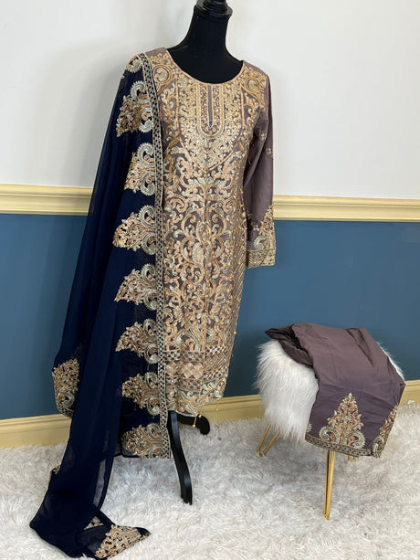 Pakistani Embroidered Party wear  Ready To Ship