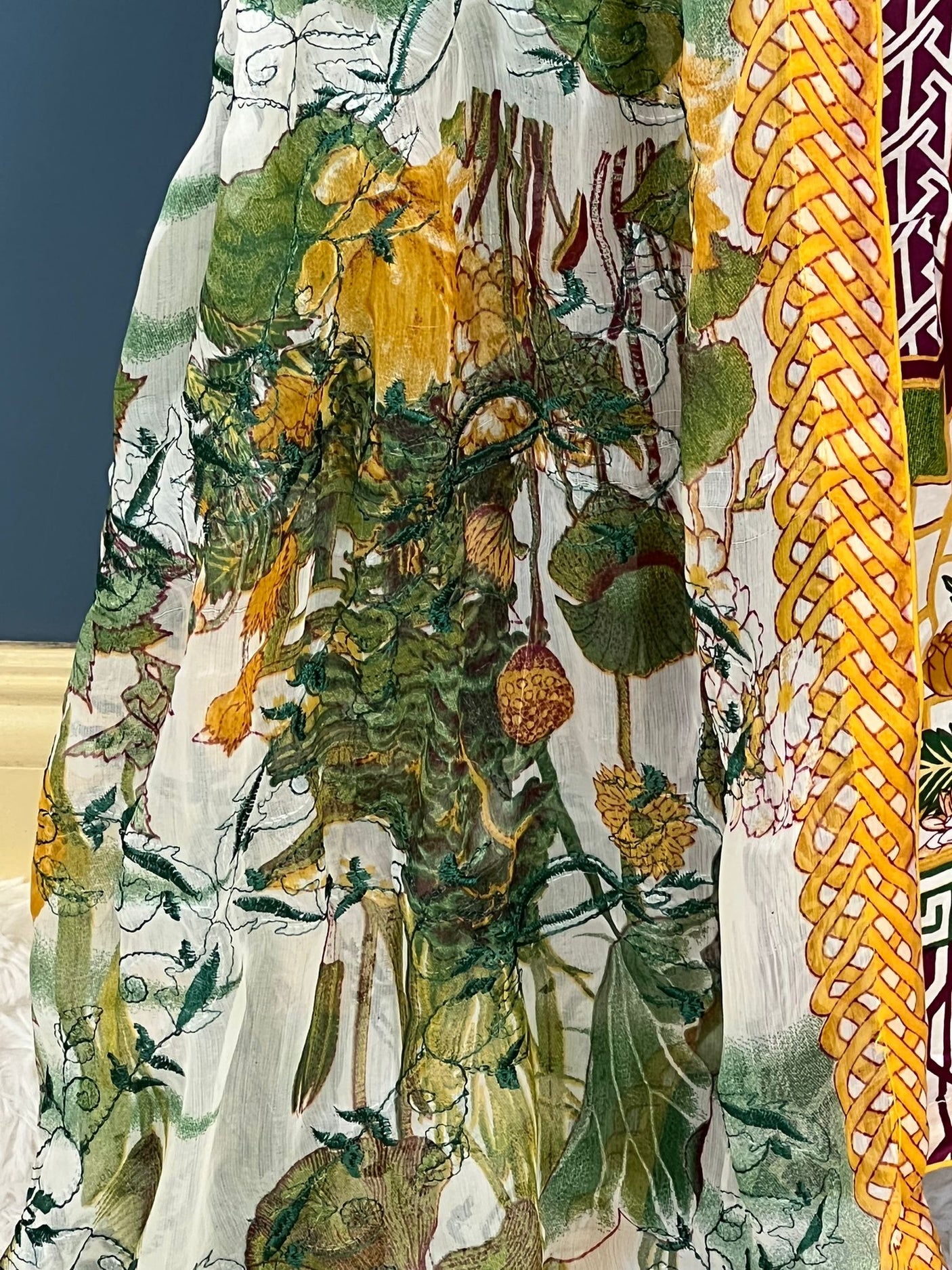 Pakistani Stitched Embroidered lawn Salwar kameez ready to ship