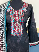 Pakistani Stitched Embroidered lawn Salwar kameez ready to ship