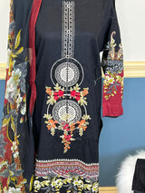 Pakistani Stitched Embroidered lawn Salwar kameez ready to ship