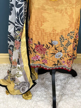 Pakistani Stitched Embroidered lawn Salwar kameez ready to ship