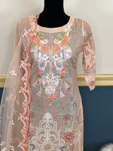Pakistani Stitched Embroidered lawn Salwar kameez ready to ship