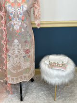 Pakistani Stitched Embroidered lawn Salwar kameez ready to ship