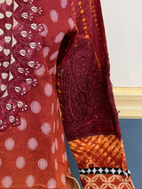 Pakistani Stitched Embroidered lawn Salwar kameez ready to ship