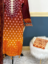 Pakistani Stitched Embroidered lawn Salwar kameez ready to ship