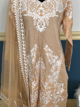 Pakistani lawn stitched  Embroidered Suit Ready To Ship